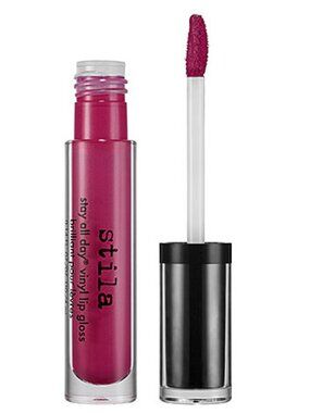 NEW HTF STILA STAY ALL DAY LIQUID LIPSTICK FUCHSIA VINYL Lip Gloss Purple